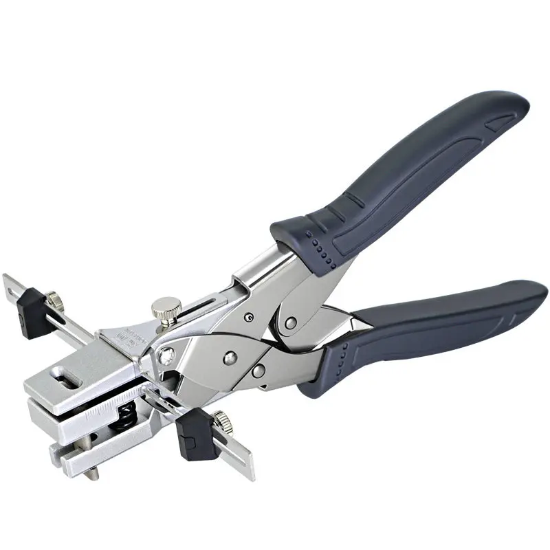 Square Flat Hole Puncher for PVC Membership ID Cards Plastic Card Punching Tool