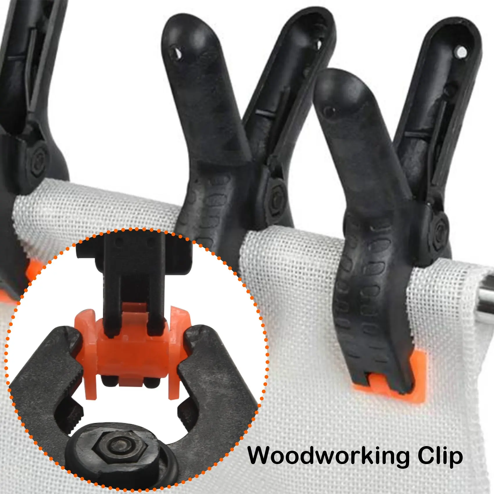 

A24F-20 шт. прочный захват, нейлоновые пружинные зажимы, зажимы, бесследные зажимы для обустройства дома, обработки дерева, фотостудии