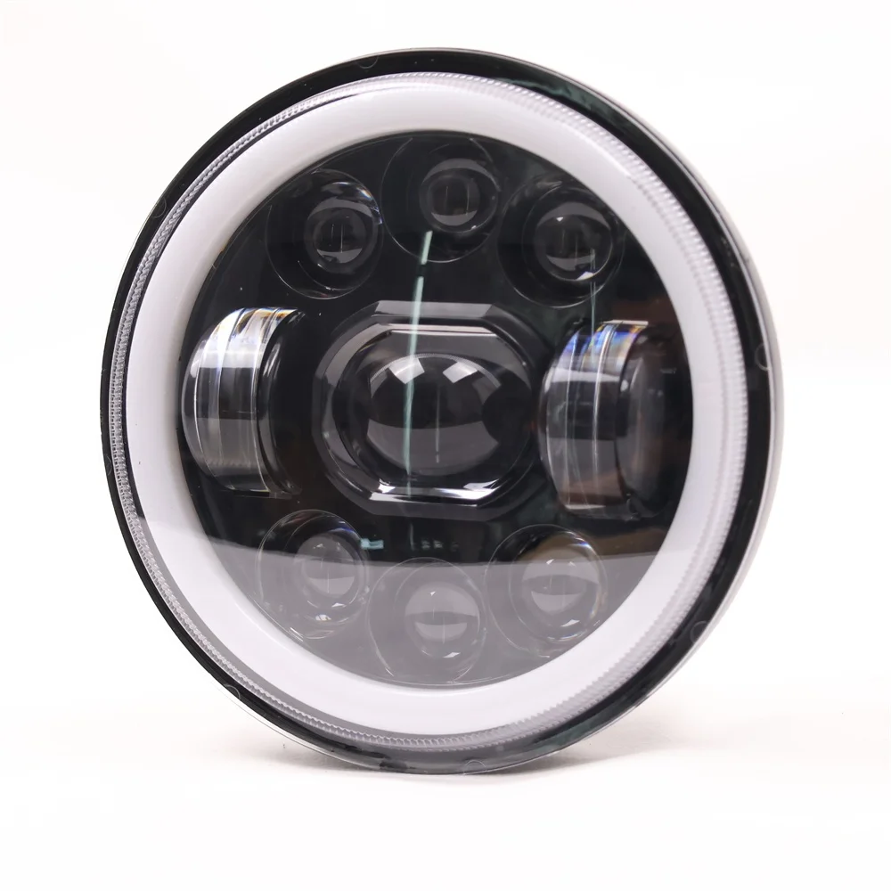 

Universal 5.75 inch Light Emitting Diode Car Motorcycle Headlight H4 High/Low beam of light Component Light Projector Headlight