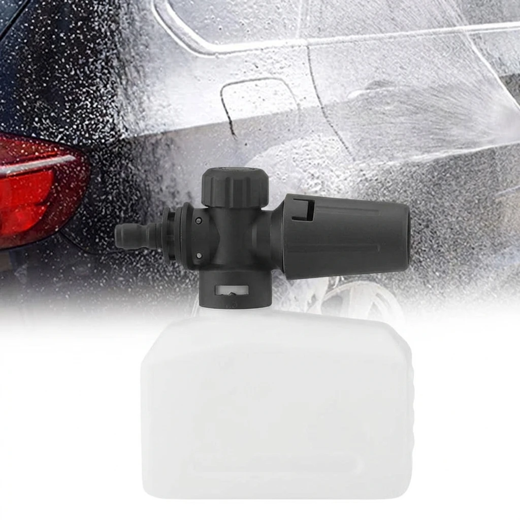 12mm Quick Connect Foam Cannon Plastic Pressure Washer Soap Dispenser Nozzle for Car Detailing Patio Window Cleaning