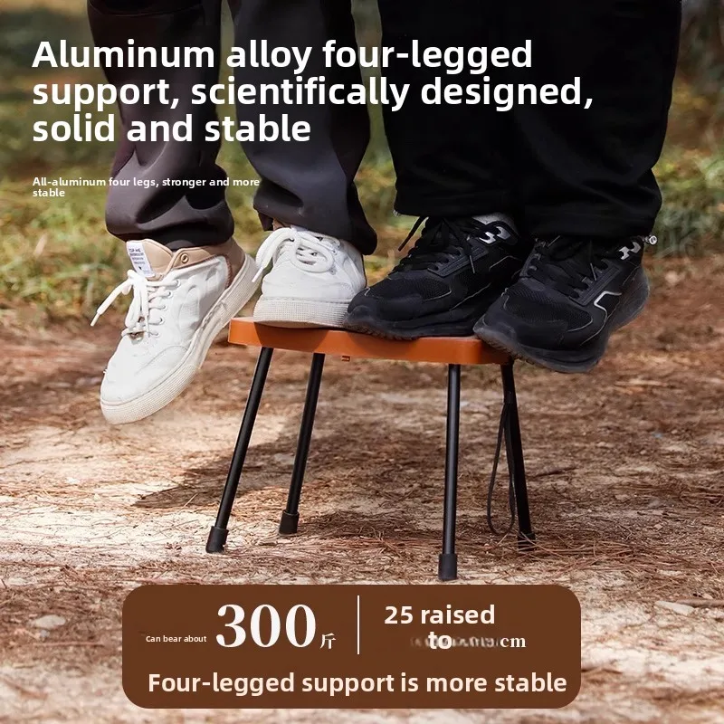 Storage Box Folding Stool, Portable Outdoor Camping Fishing Mini Pocket Small Bench