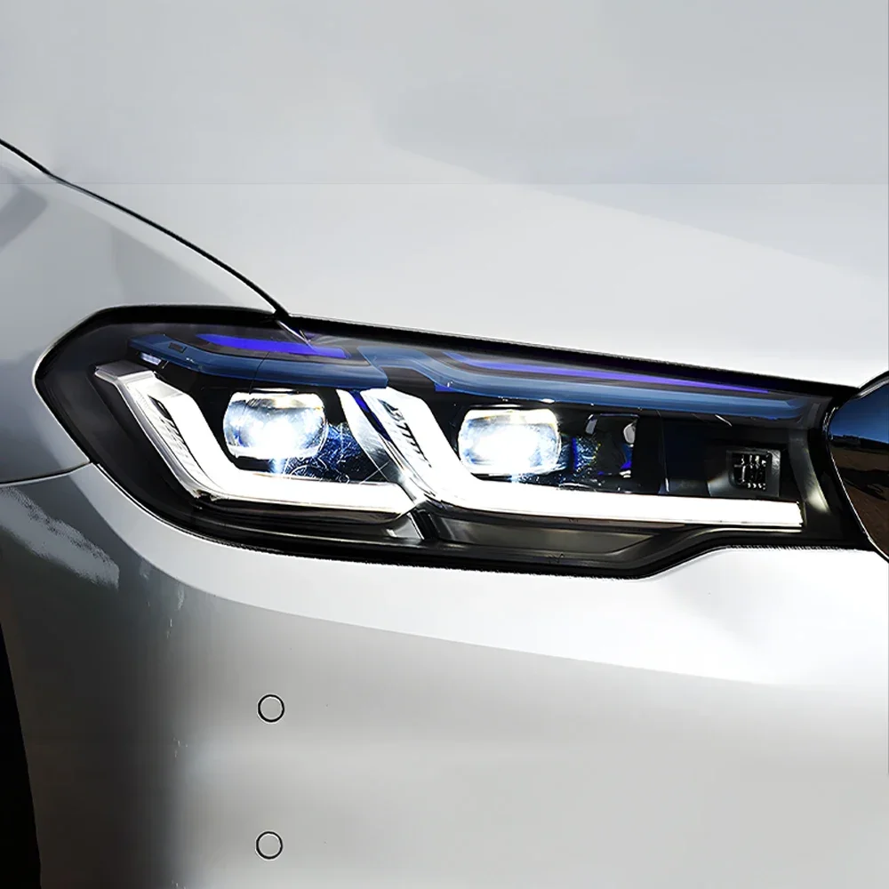

Светодиодная автоматическая фара в сборе для BMW 5 серии G30 G38 520i 530i 540i 2018-2023, обновление, высококачественные аксессуары для линз проектора