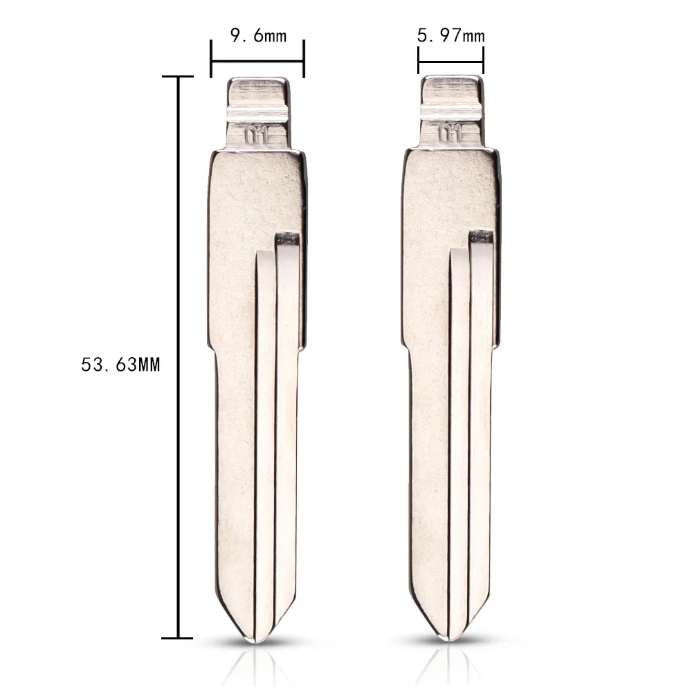 KEYYOU HU66 Uncut Key Blade #01 #42 #31 #86 #133 #149 For Audi VW Polo Passat B5 Tiguan Golf Santana Bora Seat Skoda