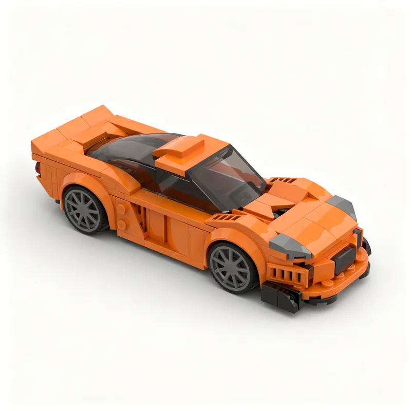 187 pièces MOC City Champions Tony Stark S Saleen Modèle de jouet en blocs de construction Architecture Cadeau de Noël Idée éducative pour enfants