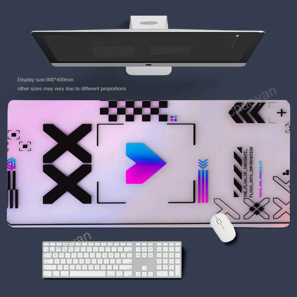 Large Pink Mouse Pad CSGO Print Stream Gaming Mousepad Antislip Keyboard desk Mat Rubber Deskmat E-sports playmat PC accessories