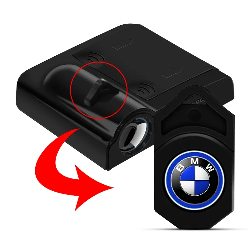 2PCS LED Car Door Wireless HD Lamps Laser Projector Welcome Light For BMW M E81 E90 E92 E93 F30 E60 E61 F07 F10 X 4 5 6 7 Series