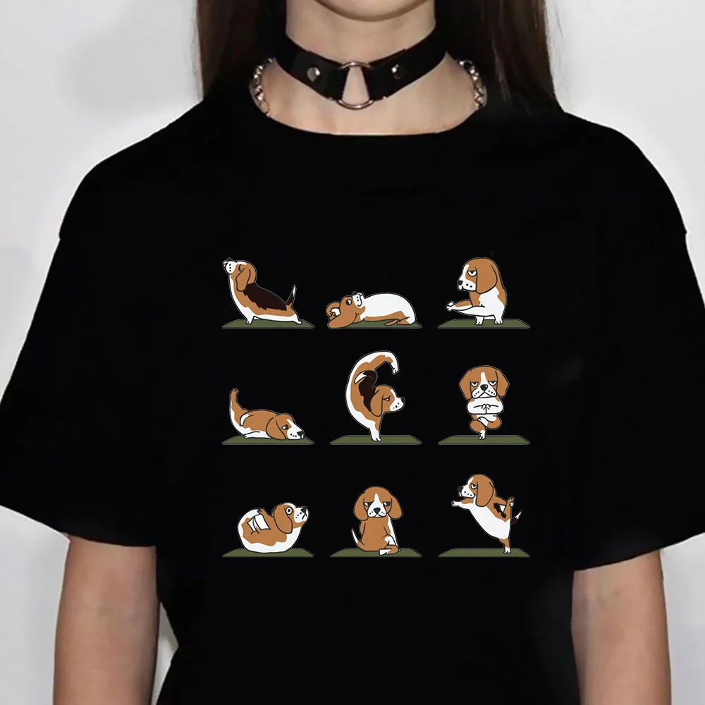 Beagle top wo letnia koszulka dziewczyna harajuku odzież koszule dla kobiet harajuku graficzne t-shirty