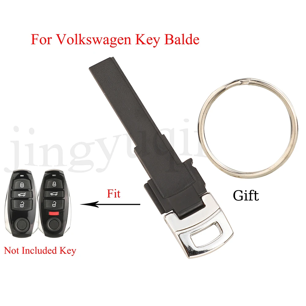

Заготовка ключа для автомобиля Jingyuqin, необработанная, для VW Volkswagen Touareg 2010-2018, с брелоком в подарок