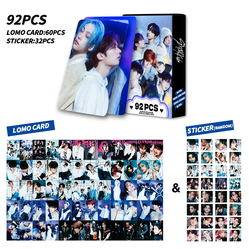 92PCS STRAYKIDS new album Music -STAR photo card Mini Postcard Photo Cards Stickers Fans Collection Toy Gift