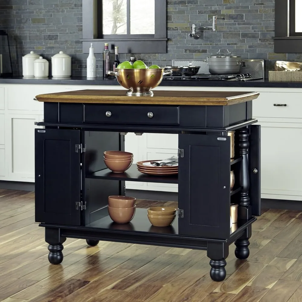 Kitchen Islands & Trolleys Home Style American Kitchen Island Detachable Shelf Kitchen Furniture Home Furniture Furniture