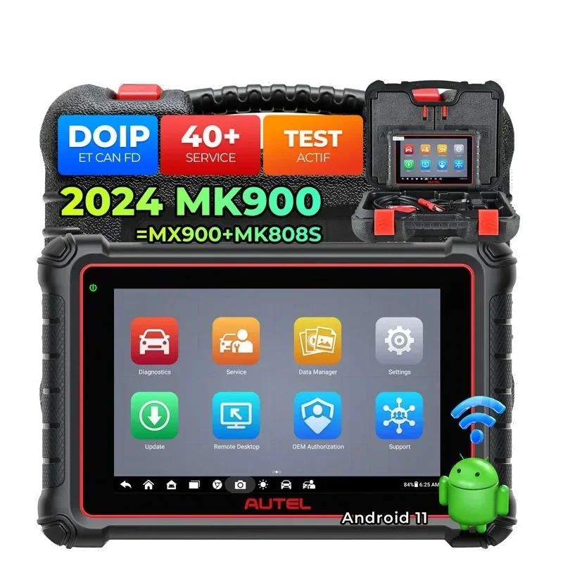 Для сканера Autel MaxiCOM MX900, новейший MK900 с 40+ услугами Autoauth CAN-FD и DOIP FCA, диагностический инструмент Autoauth 808BT и 808S