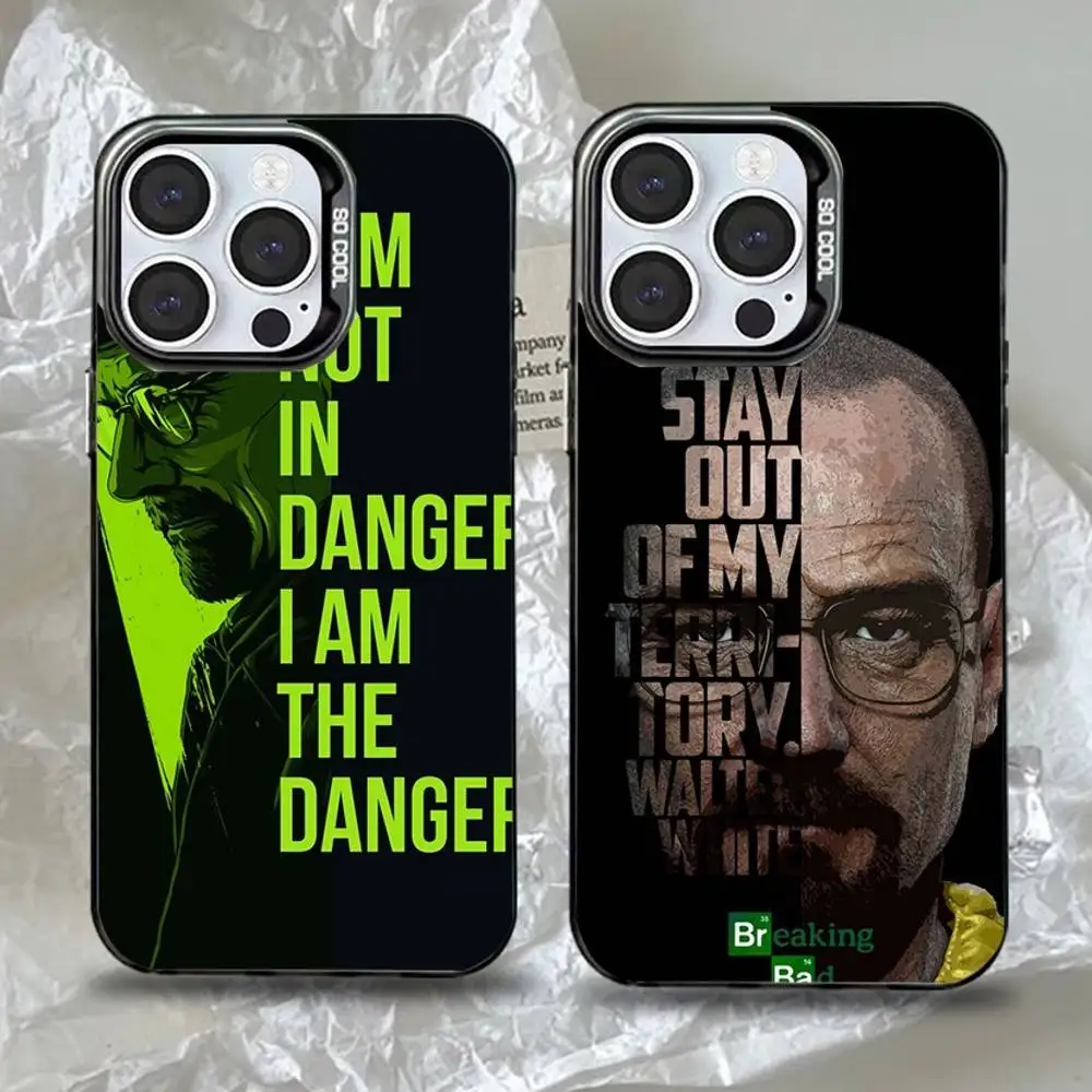 

B-Breaking B-Bad Phone Case For iPhone 16,15,14,13,12,11,Pro,Max,Plus,Mini,XS,SE Anti Fall Black Matte Hard Bumper