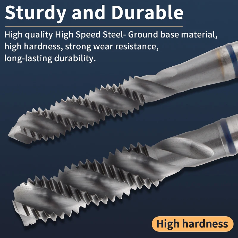 

WALTETAP HSS-G JIS Standard Spiral Fluted Tap M2 M2.5 M3 M4 M5 M6 M7 M8 M10 M12 Machine Screw Thread Taps For Stainless Steel