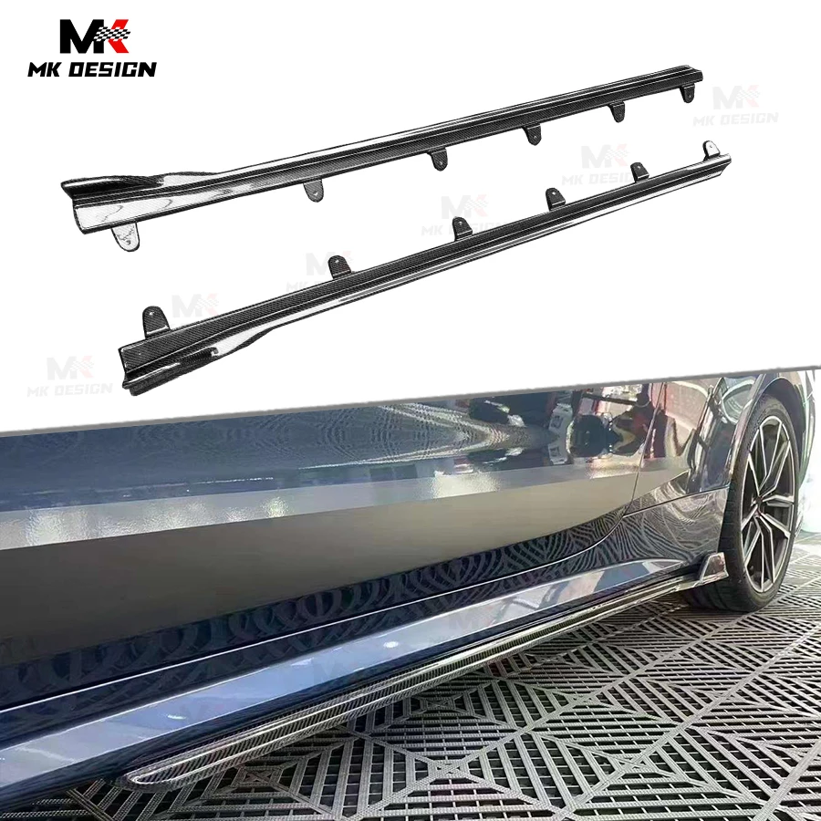 

Carbon Fiber MP Style Side Skirts Extension Lip Aprons for BMW 4 Series G22 G23 G26 2020+ Side Skirts Car Accessories