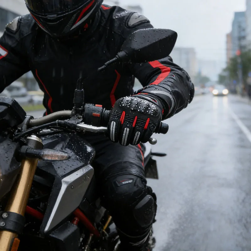 

VEMAR Carbon Protection Winter Thermal Gloves Accessory Warm Motocross Cycling Glove for Men Lady Heated Motorcycle Riding Items