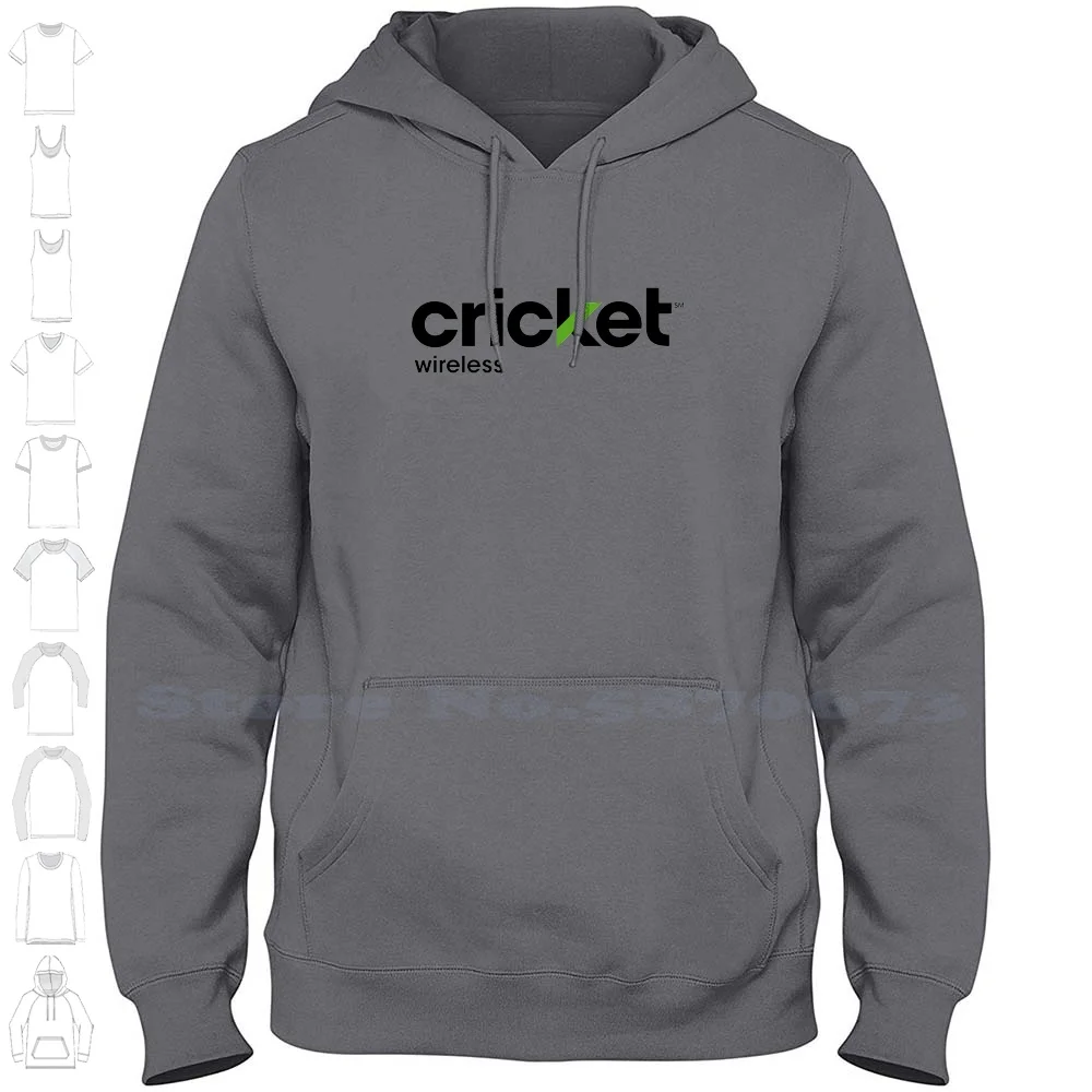 Cricket Wireless Logo Casual Clothing Sweatshirt Printed Logo 100% Cotton Hoodie