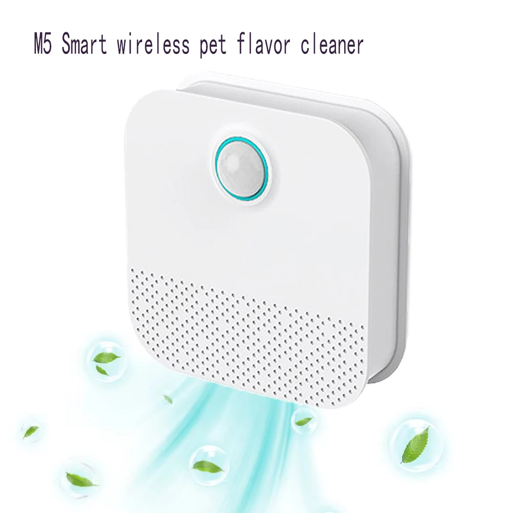 Dog Cat Litter Deodorant Odor Purifier 4000mAh Smart Cat Odor Purifier For Cat Litter Box Deodorizer Pet Toilet Air Purifier