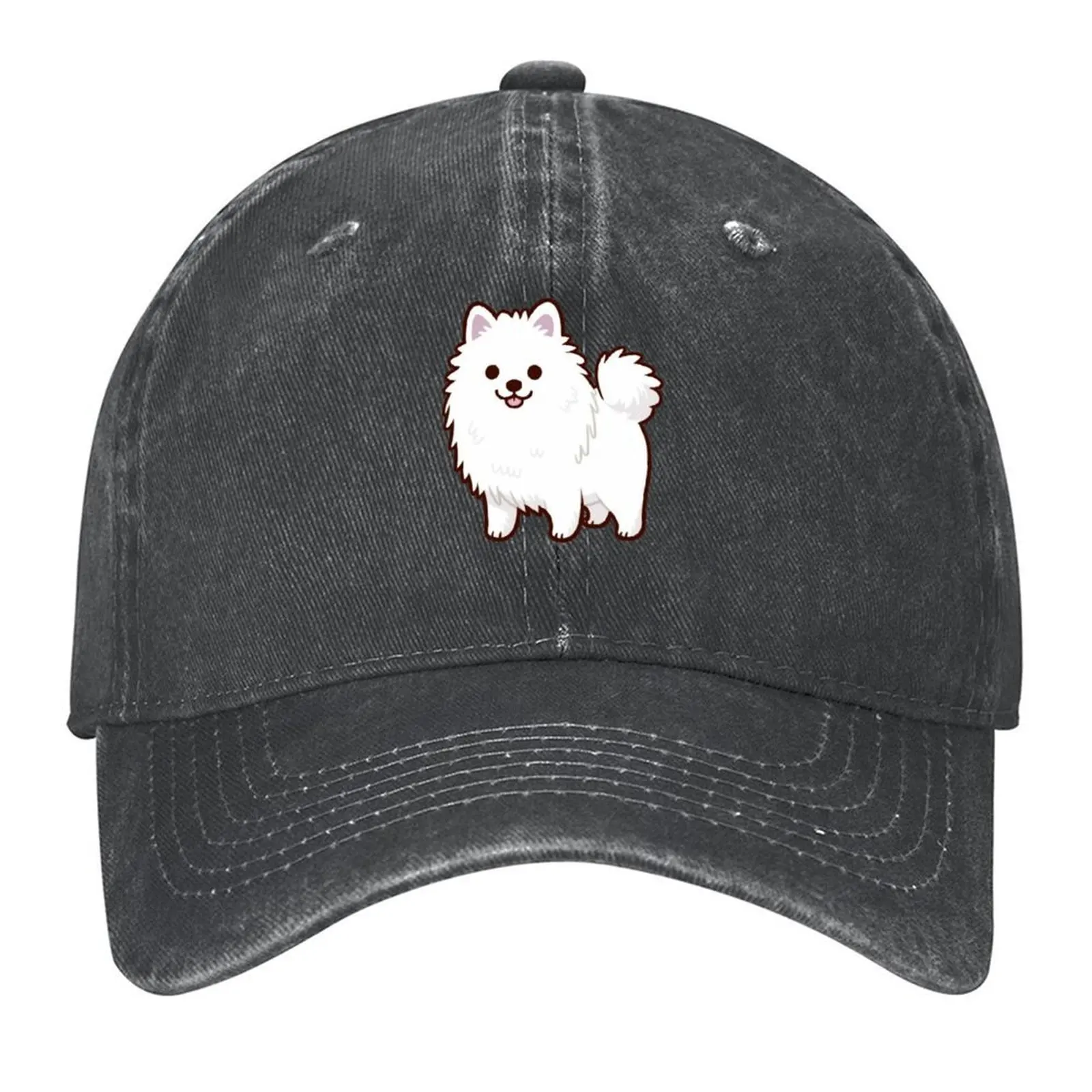 

Japanese Spitz Dog Baseball Cap Trucker Hat Custom Cap Thermal Visor Luxury man cap Men's Caps Women's