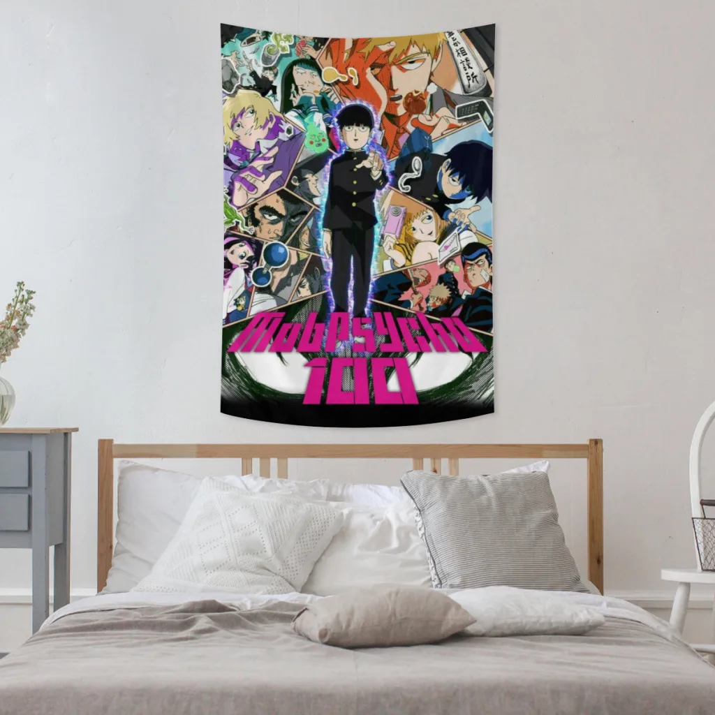 

Mob Psycho 100 Tapestry Room Ornaments Decoration Bedroom Wall Décor