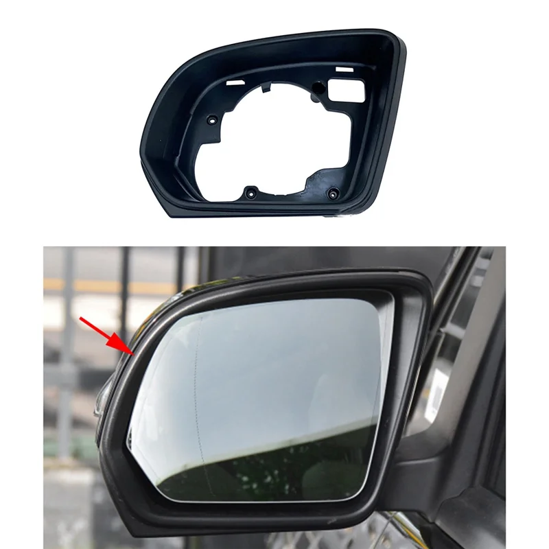 Suporte do quadro do espelho lateral do carro para Mercedes-Benz Vito W447 2016-2021, surround de vidro retrovisor, guarnição da carcaça, A4478101500