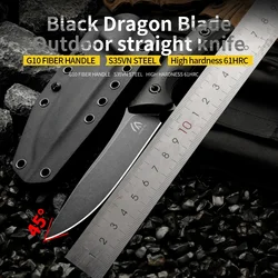 High quality multifunctional fixed blade - outdoor camping, rescue, and emergency survival knife, men's gift