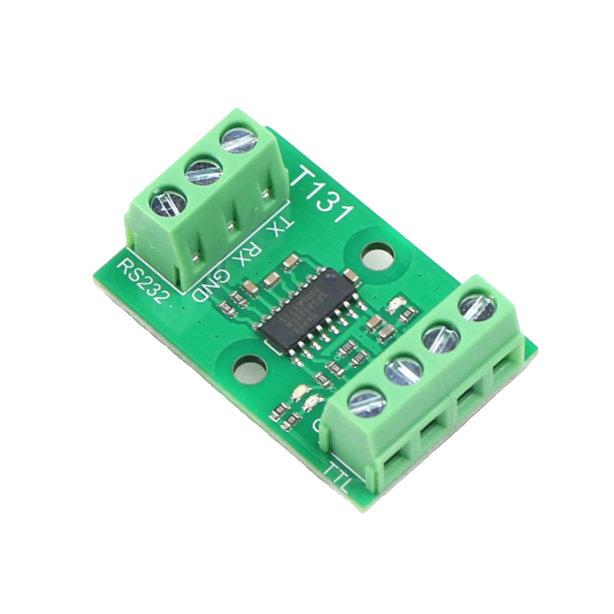 10PCS RS232 to TTL to UART serial port bidirectional conversion module/welding-free wire terminal/brush line/T131