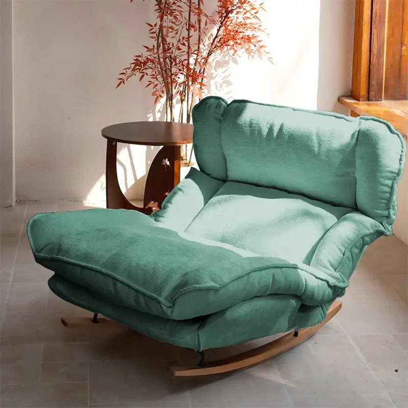 

Lazy sofa, triple folding, adjustable, rocking chair, balcony leisure chair, bedroom single back sofa