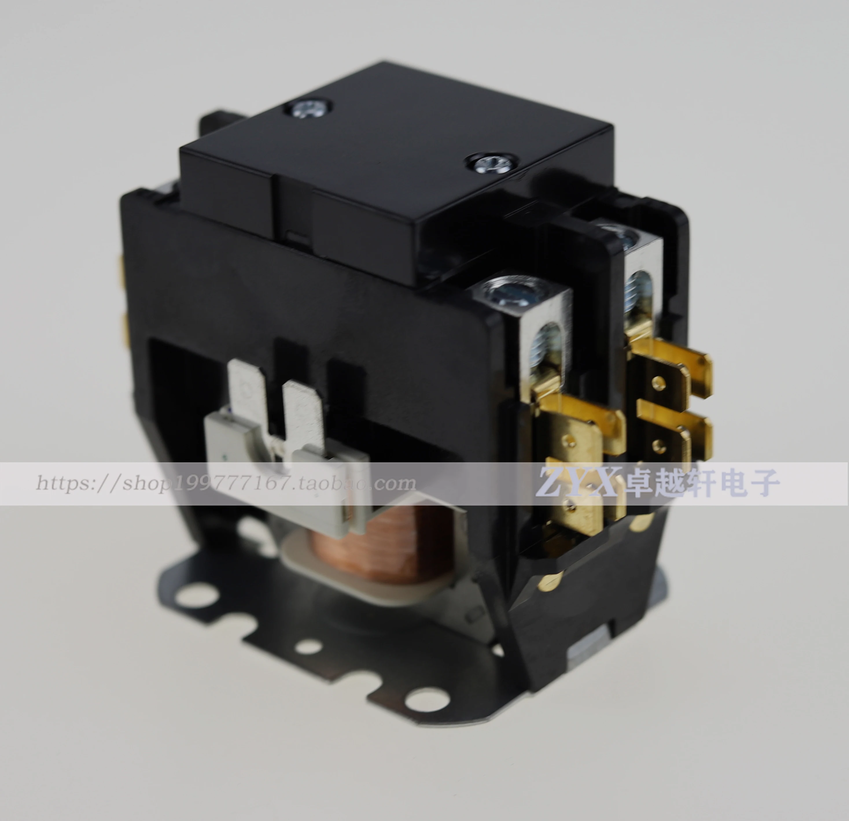 HCC-2XU04GG 208V-240V 40A เสาอลูมิเนียม Crimp Terminal Double Pole AC Contactor