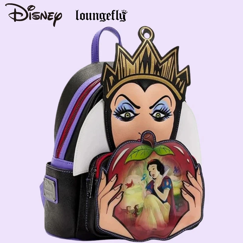 

Disney X Loungefly Snow White Evil Queen Apple Scene Design Backpack Fashion Gift For Disney Fans & Daily Use