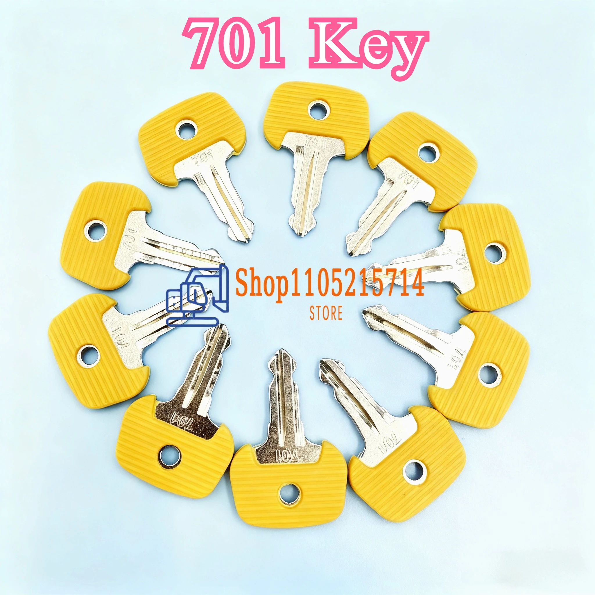 

1/5/10/20 шт. Ключ зажигания 701 для вилочных погрузчиков Jungheinrich Ant BT Komatsu Tcm Mic Jungheinrich, муравьев, для грузовиков метро.