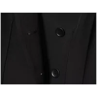 Autumn Women Simple Blazer V Neck Long Sleeve Women's Casual Pocket Coats Chic Female Tops 6