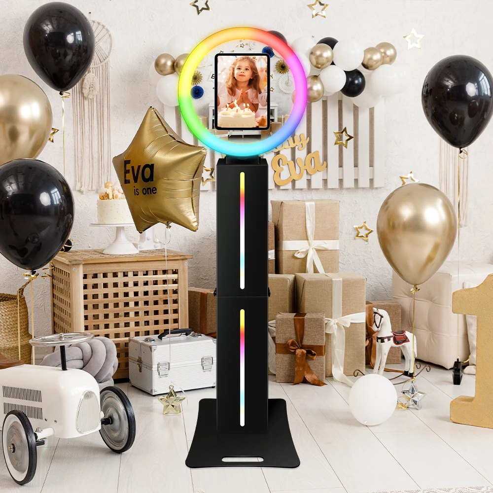 Party Photobooth Machine Cold White Warm White RGB Lights For 9.7'' 10.2'' 10.5'' 11'' 12.3'' 12.9'' 13'' iPad Pad