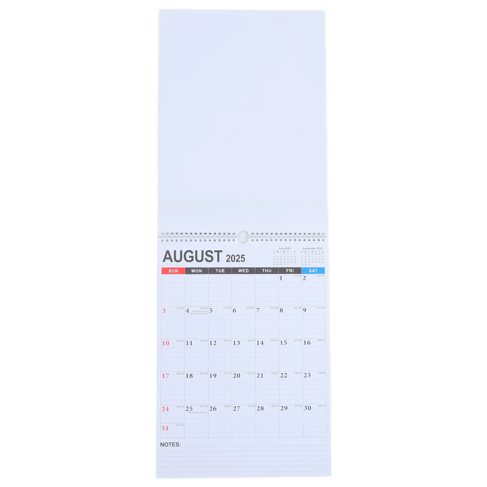 

2025 18-Month Calendar Planner 2024-2025 Wall Makeup Advent Monthly White Hanging Office