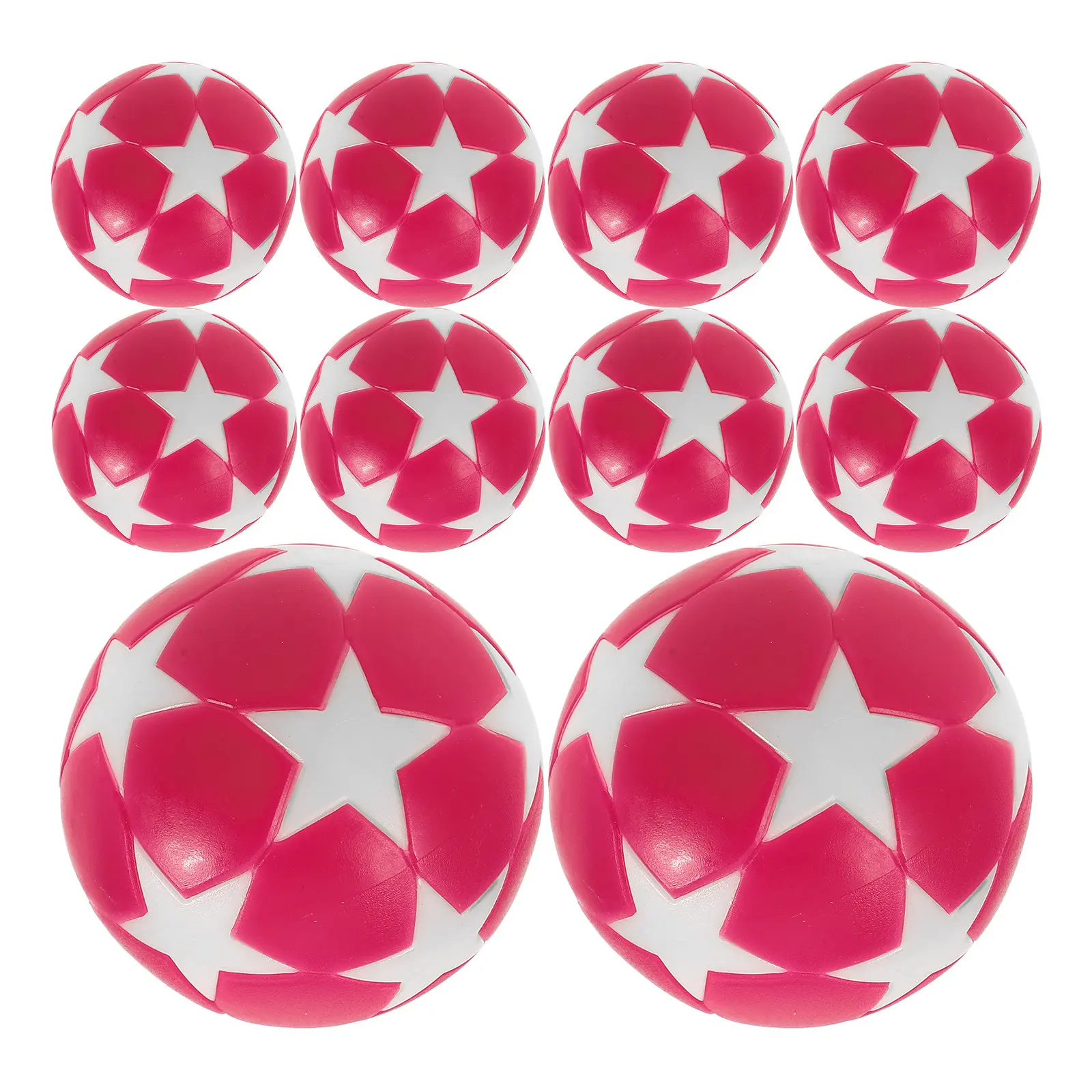 

10Pcs Foosball Table Balls Replacement Table Football Ball Set Premium Resin for Desk Soccer Games Foosball Supply Accessories
