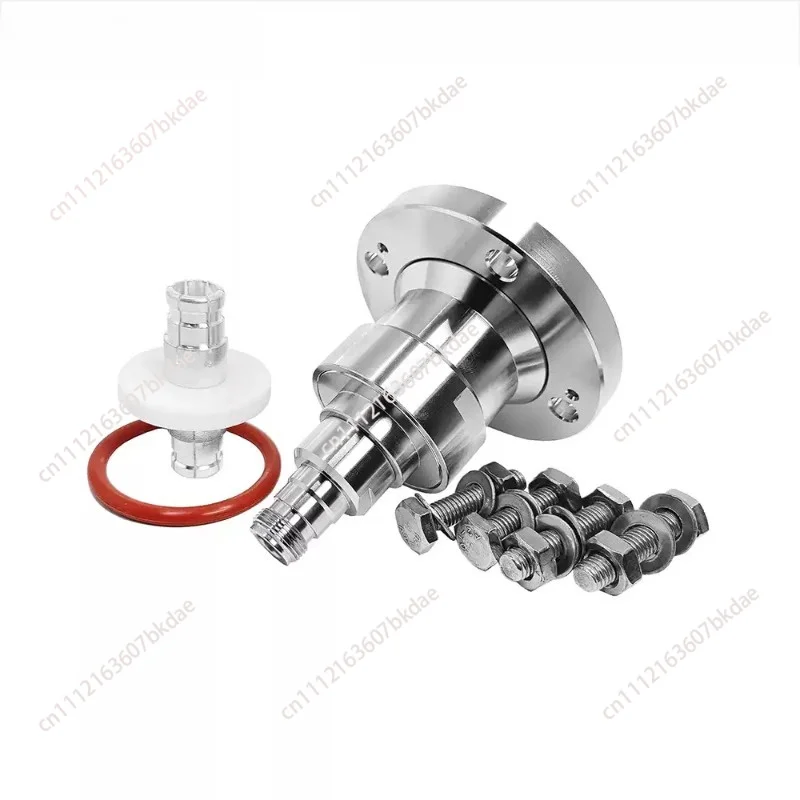 1-5/8  Four Hole Flange RF Adapter IF70 To N Female Connector Coaxial Conversion Adapter