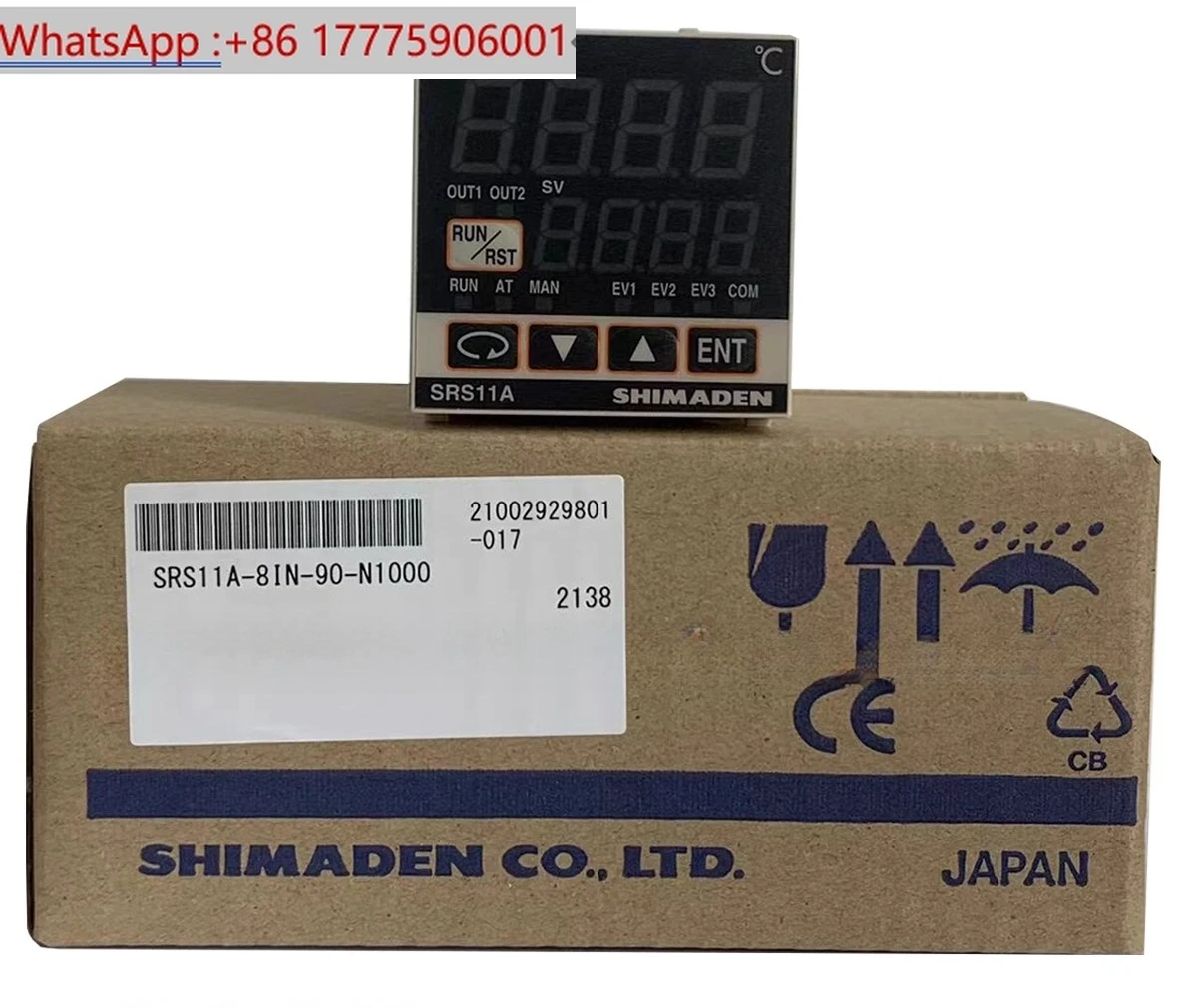 SHIMADEN SRS11A Correa de control de temperatura Entrada de control externo Correa DI Salida analógica