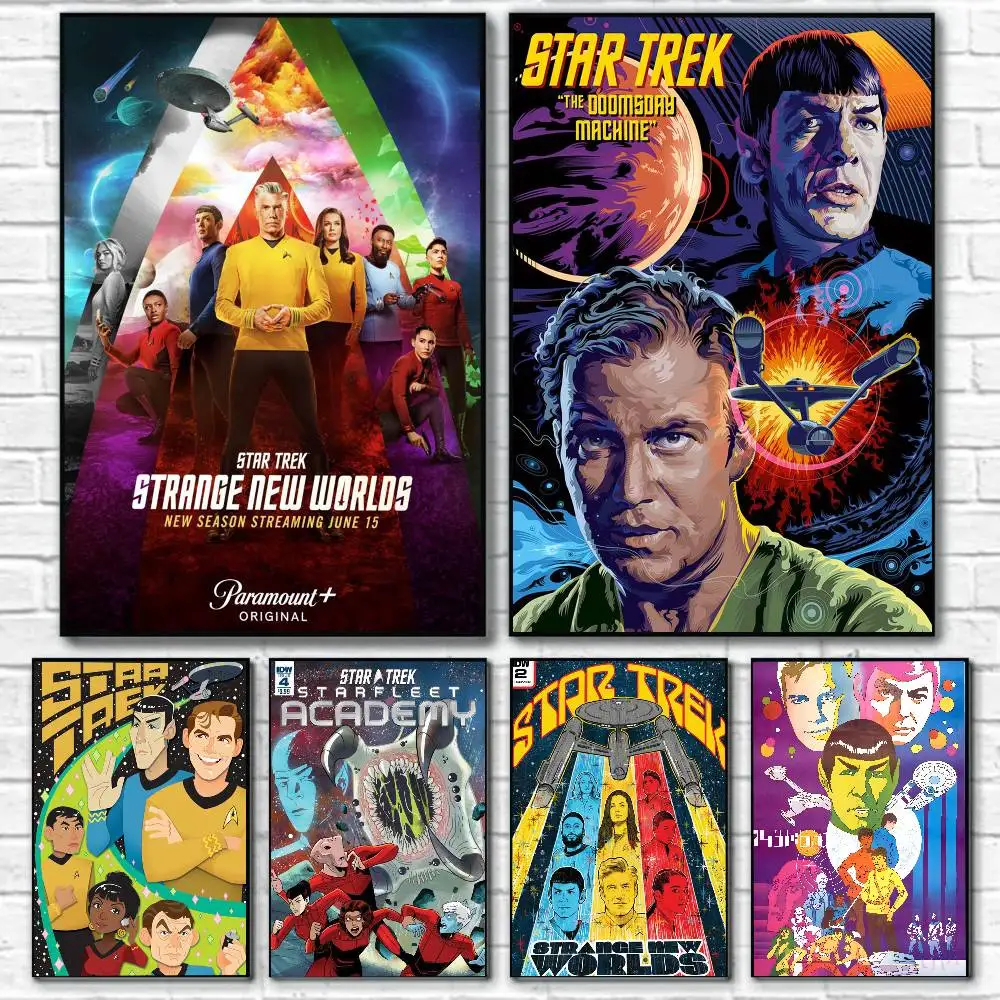 Science Fiction Film S-Star Trek-T Poster Kunst Malerei Poster mit Drucken Home Schlafzimmer Wohnzimmer Dekoration Geschenk