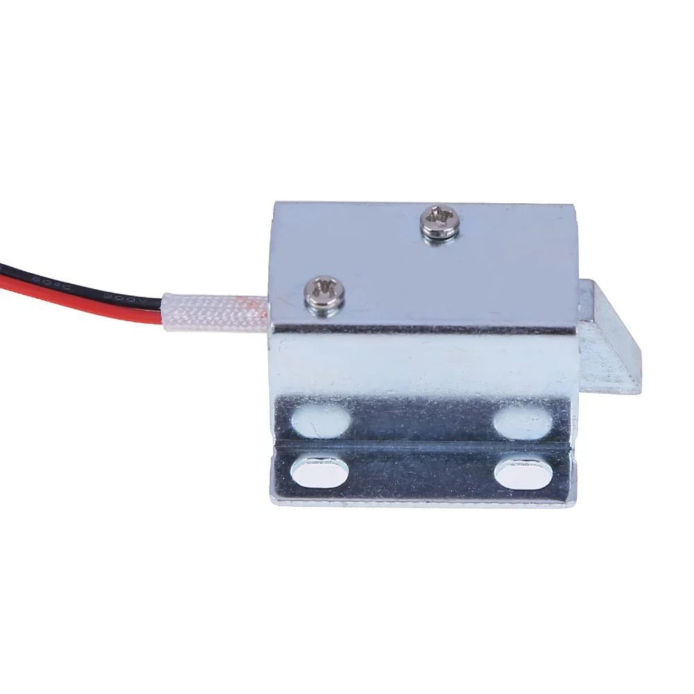 10/1pc Electronic Lock Catch Door Gate 12V 0.4A Release Assembly Solenoid Universal Drawer Anti-vibration Electric Solenoid Lock