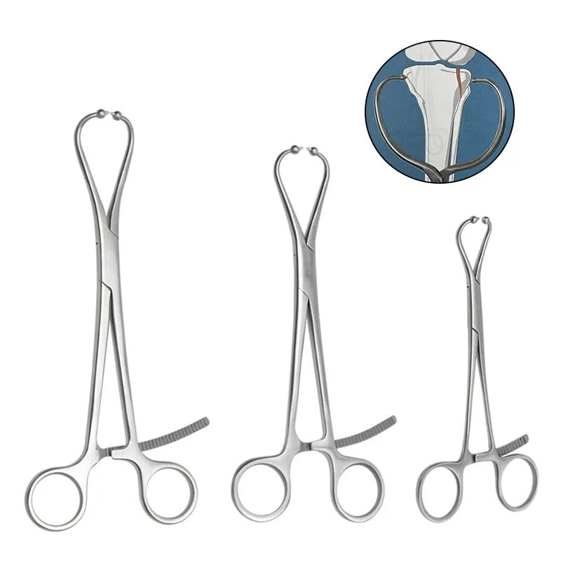 

GREATLH Autoclavable Reduction Forceps Plate Holding Tool with Ball Tip Stainless Medical Orthopedic Instrument