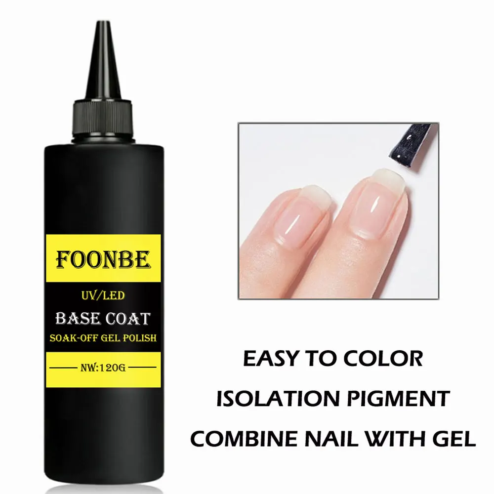 120g Tempered Matte Top Coat Bae Gel Semi-Permanent Varnish UV Soak Off Nail Art Functional Gel