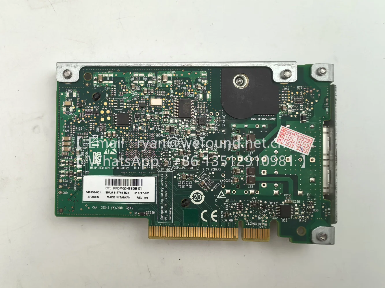 817747-001 HPE ethernet 10/25Gb 2-port 640FLR-SFP28 adapter