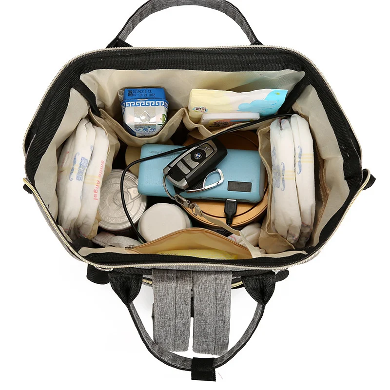 

Mummy Nappy Backpack stroller Large Capacity Mom Multi-function Waterproof Outdoor Travel Diaper Bags For Baby Care