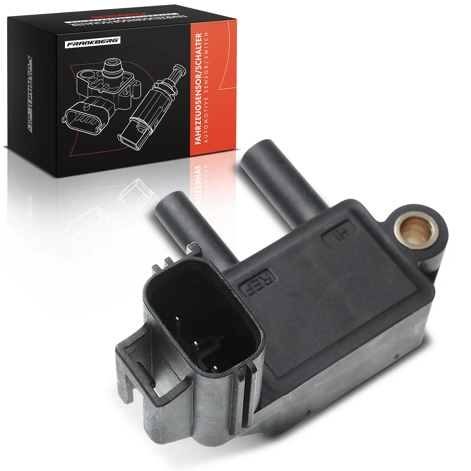 Frankberg 1x druksensor uitlaatdruksensor voor Ford Focus III C-Max Mondeo IV S-Max Volvo S60 AV615H209EA AG915H209BA 1775946