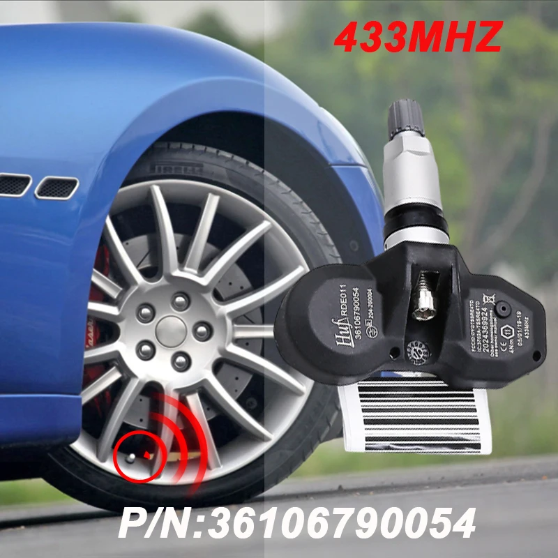 4PCS Tire Pressure Sensor TPMS for Mini Clubman Countryman Clubvan BMW 1 3 5 6 7 X3 X1 X5 X6 Z4