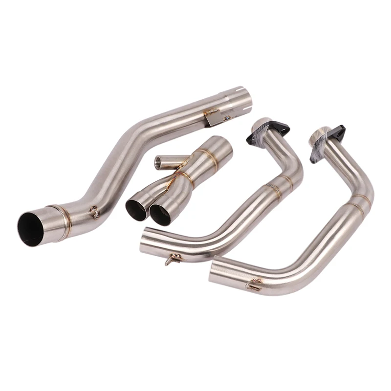 51mm Motorcycle Full Exhaust System Slip Muffler Tip Header Link Pipe Stainless Steel For Honda CBR500 CB500X CB500F 2013-2022