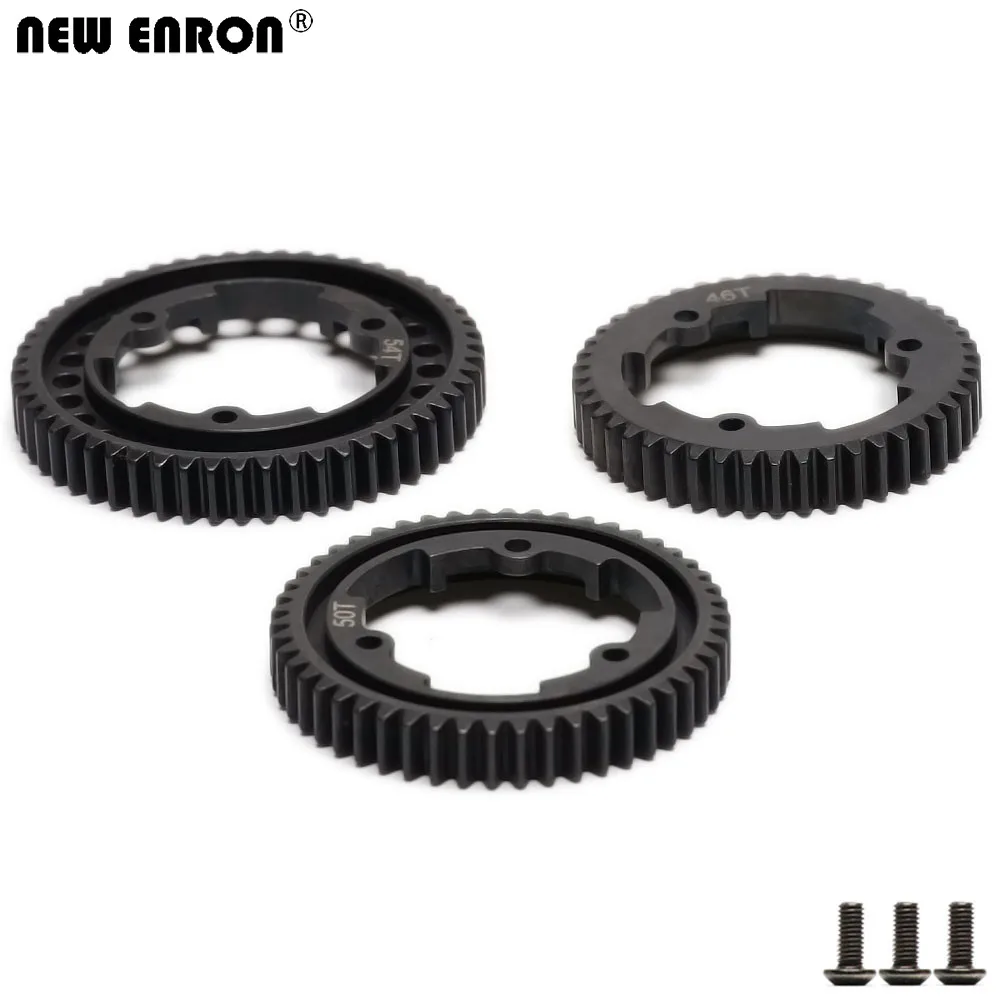 NEW ENRON Mod Hard Steel Main Spur Gear 46T 50T 54T 6449 6447X 6448X 6449X RC Cars for Adults Traxxas MAXX XMAXX REVO 2.0 XO-1