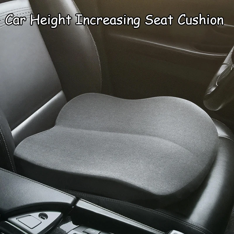 Car Booster Seat Cushion Main Driver Heightening Height Boost Mat Memory Cotton Seat Pad Relief Driving Fatigue For Car Home Use