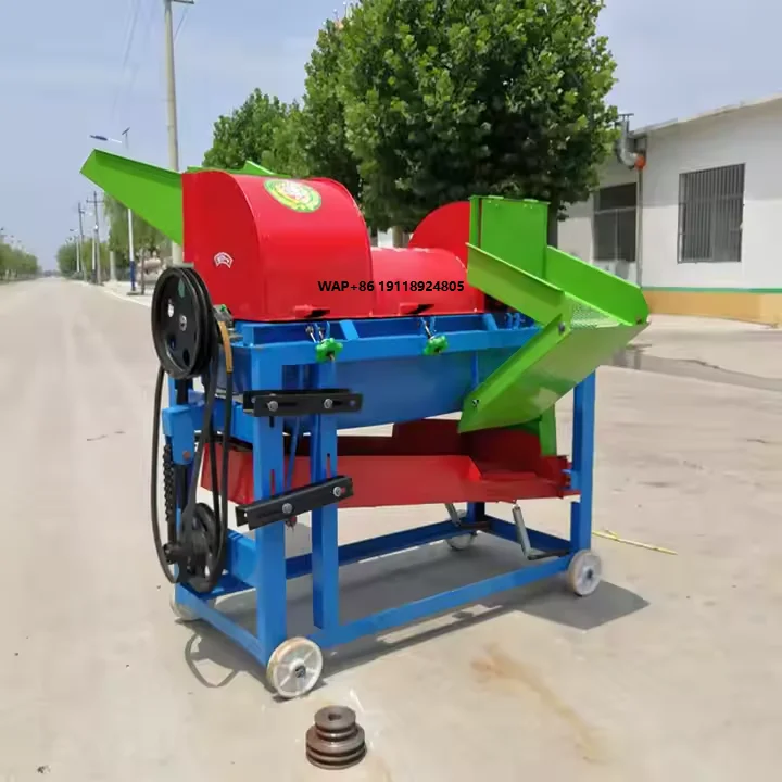 Multifunctional Grain Wheat Thresher Machine Corn Sheller Multi Function Thresher Machine for Paddy Soybean and Sorghum