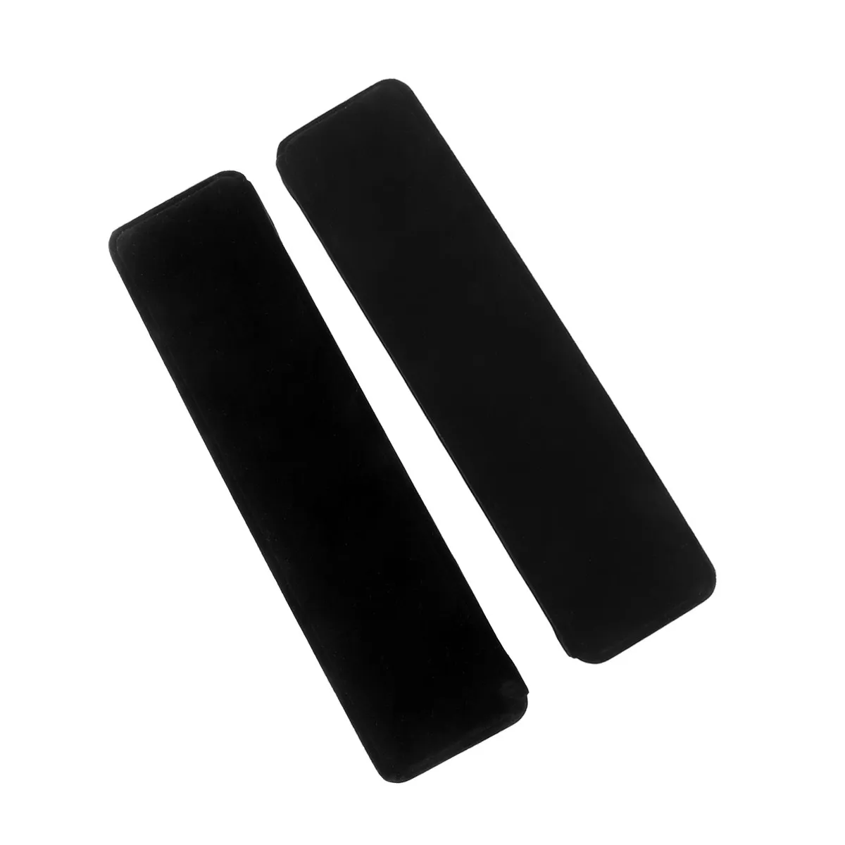 

2Pcs Soft Fabric Jewelry Box Stylish Necklace Ring Studs Storage Case Elegant Display Gift Box for Valentine Birthday Present