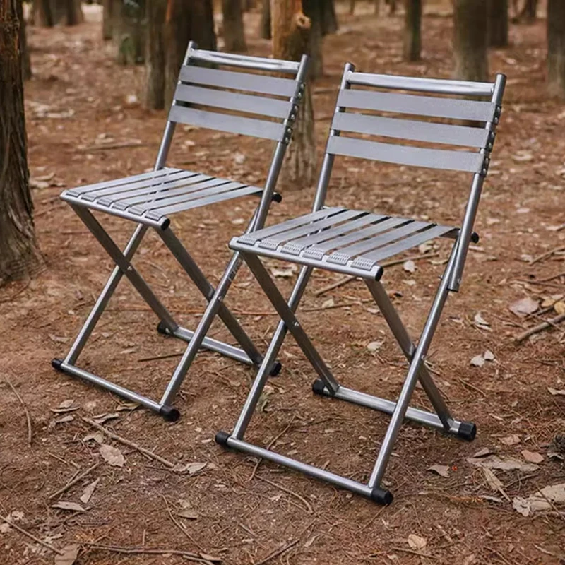 Metal Foldable Garden Chairs Nordic Dining Fishing Climbing Garden Chairs Outdoor Back Mesas Y Sillas De Jardin Patio Furniture